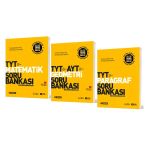 HIZ YAYINLARI TYT MATEMATİK + TYT - AYT GEOMETRİ + TYT PARAGRAF SORU BANKASI