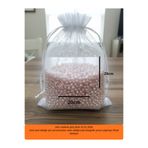 Hızlı Çeyiz Büyük Boy Organze Şeffaf Tül Kese, 4 Adet (20X29 CM) Yazma,dügün Havlu,yasin,bohça, Kesesi