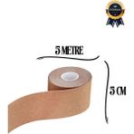 Hızlı Etkili Mor Bel Diz Omuz Boyun Sırt Bacak Kas Kinezyo Isıı Bandı 5cm x 5m - Çok Renkli - Standart