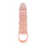 Hızlı Express Pretty Love Breyden 18 Cm Uzatmalı 3 Cm Dolgulu Testis Halkalı Penis Kılıfı