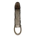 Hızlı Express Pretty Love Titreşimli 3 Cm Uzatmalı Silikon Penis Kılıfı Zenci Vibratör Dildo