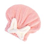 Hızlı Kuruyan Saç Kurulama Havlusu | 27 x 26 cm Emici Saç Kurulama Başlığı Fiyonk İle,Islak Kurutma Bone,Ev, Seyahat, Tatil, Yüzme, Duş, Banyo, Spor Salonu Kullanımı İçin