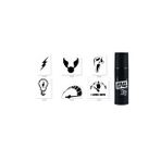 Hızlı Modeller Spray Tattoo Geçici Siyah Sprey Dövme Seti