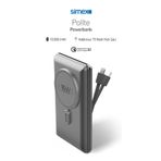Hızlı Şarj Temassız MagSafe PowerBank 22,5W 10000mAh Dahili Kablolu Simex S-38 Polite