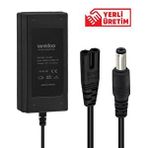 Hızlı stok Weko 12 Volt - 5 Amper Plastik Kasa Masaüstü Adaptör 5.5*2.5 Uçlu Siyah