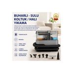 hızlı store 4 Modlu Çok Amaçlı Buharlı Koltuk ve Halı Yıkama Makinesi, Vakumlu Leke Çıkarıcı Temizlik Robotu