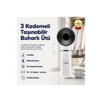 hızlı store HZL 3 Kademeli Portatif Kablosuz Seyahat Ütüsü Bataryalı Kırışık Giderici Tüy Toplayıcı