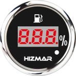 Hızmar Siyah Dijital Yakıt Seviye Göstergesi - Karavan & Tekne & Jeneratör - Özel Tasarım - Hg 20