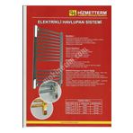 Hizmetterm Elektrikli Havlupan 50x110 Krom 350 Watt 55c Termostatlı