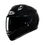 Hjc C10 Parlak Siyah Full Face Motosiklet Kaskı – Ece R22.06, Pinlock Hazır, Havalandırmalı