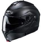 Hjc C91N Mat Siyah Modüler Motosiklet Kaskı – Çeneden Açılır, Güneş Vizörlü, Ece Onaylı - 2XL