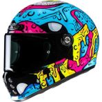 Hjc V10 Kask Squeeze MC28 - XL - Mavi