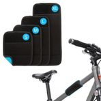 HJSSAA Bisiklet kadro koruması, 4'lü set, karbon çerçeve koruyucu, bisiklet taşıyıcı, bisiklet aksesuarı, taşıma koruma seti, Thule bisiklet taşıyıcı koruma, bisiklet, e-bisiklet için