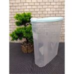 HK 5761327549379 Hk Plastik 4L Turkuaz Kapak Plastik Erzak Kabı