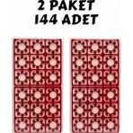 Hk Nova Hknova Mantar Kapsül 2 Paket 144 Kapsül - Kovboy Nostaljik Oyuncak Silah Mermisi Mantar Mermi - Kırmızı - 6 - 40 Yaş