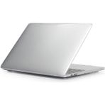 Hk Teknoloji Macbook Pro 14 Inç A2442 A2779 A2918 A2992 M1 M2 M3 Işlemcili Kılıf Mat Doku Hardcase Kapak - Parlak Şeffaf
