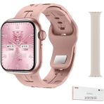 Hk9 Mini Gps/nfc/siri/chat Gpt Destekli Watch 10 Mini Akıllı Saat - Rose Gold
