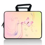 HKAENE 7-9 inç Tablet Kılıf, Evecase 7~ inç Tablet Ultra Taşınabilir, Neopren Fermuarlı Taşıma Çantası 7 8 8,5 9 inç Apple iPad Mini, Samsung Galaxy Tab, Google, Acer (Sevimli Kelebek2) ile Uyumlu