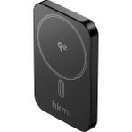 hkm tech Mag Q-Elıte Wireless 5.000 Mah 20W, Qi2, Magsafe Uyumlu Manyetik Kablosuz Ince Powerbank - Siyah