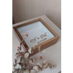 Hkm Ticaret 25X25 Cm Bronz Derin Anı Çerçevesi Düz Zeminli Isimli Ve Tarihli! Derin Çerçeve
