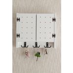 Hkm Ticaret 35X40 Cm Dekoratif Sigorta Panosu! Anahtarlıklı Sigorta Saklama Kutusu! Duvar Dekorasyon Kutusu!