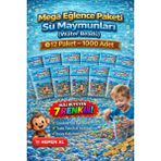Hknova 12 Paket Suda Büyüyen Su Maymunu Eğlenceli Maymunlar 1000 Adet Renkli - Karışık-Çok Renkli