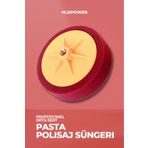 HLDPOWER bordo orta sert polisaj pasta süngeri