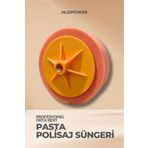 HLDPOWER turuncu orta sert polisaj pasta süngeri