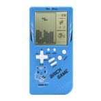 HLF Retro Büyük Ekran Tuğla Oyun Konsolu 9999 1 Tarm/Yarış/Vur Günlük Bulmaca Oyunu Ayarlanabilir Zorlu/Hız Küçük ve Taşıması Kolay (Mavi)