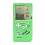 HLF Retro Büyük Ekran Tuğla Oyun Konsolu 9999 1 Tarm/Yarış/Vur Günlük Bulmaca Oyunu Ayarlanabilir Zorlu/Hız Küçük ve Taşıması Kolay (Yeşil)