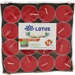 Hll 16PCS Yuvarlak - Kırmızı Tea Light Mum Trendys 1082424