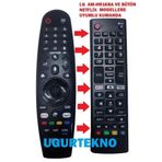HLL TEKNOLOJİ Lg Webos Netflix Amazon Smart Lcd Led Tv Kumanda- 8 İle Uyumlu