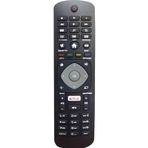 HLL TEKNOLOJİ Phılıps Tv Kumandası Netflıx Tuşlu Lcd Tv Kumanda Fully 306n Gri