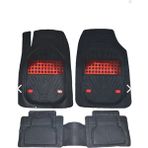 HLP Mercedes-Benz C200 4d A+Plus Negro Kırmızı Oto Paspas