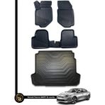 HLP Renault Fluence 3D Havuzlu Paspas + Bagaj Havuzu Zeus Set - Siyah