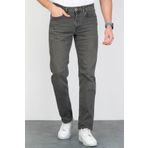 HLT JEANS Erkek Açık Haki Regular Fit Rahat Kesim Esnek Likralı Denim Jeans Kot Pantolon HLTHE001910