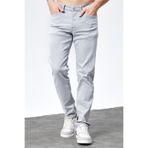 HLT JEANS Erkek Gümüş Gri Regular Jeans Likralı Esnek Kot Pantolon HLTHE001980