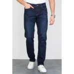 Hlt Jeans Erkek Koyu Mavi Regular Fit Boru Paça Esnek Likralı Jeans Kot Pantolon Hlthe001977 - 29 - Antrasit