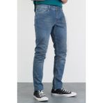 HLT Jeans HLTHE001943A Açık Mavi Taşlamalı Slim Fit Denim Erkek Pantolon