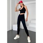 HLT JEANS Kadın Lacivert Süper Skinny Fit Esnek Likralı Yüksek Bel Denim Jean Kot Pantolon JENNİE-BLUE BLACK-K
