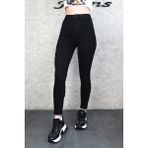 Hlt Jeans Kadın Siyah Süper Skinny Fit Esnek Likralı Denim Jean Kot Pantolon Hltjenniesiyah - 42