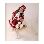 Hly Karol Tasarım Bordo Vintage Kız Bebek Elbisesi, Özel Dikim Kız Çocuk Elbisesi, Doğum günü elbisesi, fotoğraf çekim elbisesi, Kız Bebek Hediyesi, 0-12 Yaşa Uygun - 3 Yaş