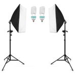 HLYPRO 50x70 Softbox İkili Sürekli Işık Seti 120w