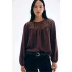 H&M Dantel Robalı Bluz