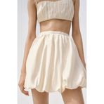 H&M Etek Ucu Balon Kesimli Mini Etek