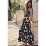 H&M Fırfırlı Maksi Etek