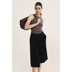 H&M Keten Karışımlı Geniş Culotte Pantolon
