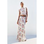 H&M Krep Maksi Etek