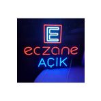 HM NEON LİGHT Açık Eczane Yazılı Logolu Neon Led Tabela