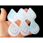 HM1 Hm Küpe Figürlü Silikon Takı Kalıbı (6 Lı Model 009)